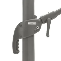 Parasol Décentré Eléa Inclinable Rectangulaire Ardoise Hespéride -ATMOSPHERA Soldes parasol decentre elea inclinable 3 4 ardoise hesperide 3