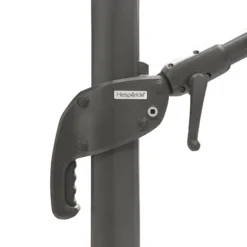 Parasol Décentré Eléa Inclinable Hexagonal Oléfine Anthracite Hespéride -ATMOSPHERA Soldes parasol decentre elea inclinable 3x42 olefine anthracite hesperide 1 2