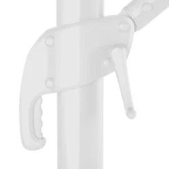 Parasol Décentré Eléa Inclinable Carré Oléfine Noisette/blanc Hespéride -ATMOSPHERA Soldes parasol decentre elea inclinable carre olefine noisetteblanc hesperide 4