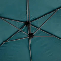 Parasol Décentré Rond Manoa Bleu Canard Hespéride -ATMOSPHERA Soldes parasol decentre rond manoa bleu canard hesperide 2