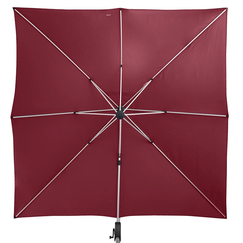 Parasol Déporté Carré Equador Bordeaux Hespéride 4 Parasol Déporté Carré Equador Bordeaux Hespéride – Image 4