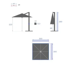 Parasol Déporté Carré Equador Bordeaux Hespéride 15 Parasol Déporté Carré Equador Bordeaux Hespéride -ATMOSPHERA Soldes parasol deporte carre equador bordeaux hesperide 7