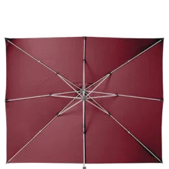 Parasol Déporté Rectangulaire Equador Bordeaux Hespéride -ATMOSPHERA Soldes parasol deporte rectangulaire equador bordeaux hesperide 4