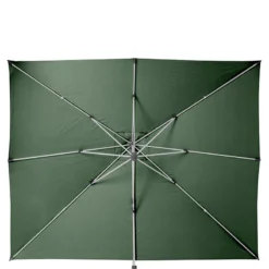 Parasol Déporté Rectangulaire Equador Olive Hespéride -ATMOSPHERA Soldes parasol deporte rectangulaire equador olive hesperide 1 2
