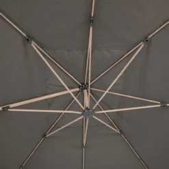 Parasol Déporté Rectangulaire Soly Honey Et Charbon Hespéride -ATMOSPHERA Soldes parasol deporte rectangulaire soly honey et charbon hesperide 3