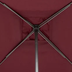 Parasol Droit Carré 2,5x2,5m Soya Bordeaux Hespéride -ATMOSPHERA Soldes parasol droit carre 25x25m soya bordeaux hesperide 5