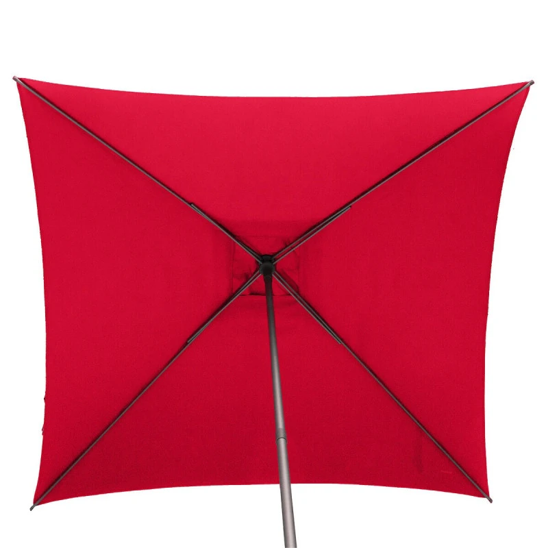 Parasol Droit Carré 2,5x2,5m Soya Grenade Hespéride 4 Parasol Droit Carré 2,5x2,5m Soya Grenade Hespéride – Image 4