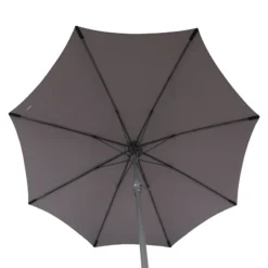 Parasol Droit Rond 2,7m Sisko Ardoise Hespéride -ATMOSPHERA Soldes parasol droit rond 27m sisko ardoise hesperide 1 4
