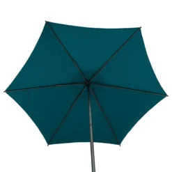 Parasol Droit Rond 2,7m Soya Bleu Canard Hespéride 11 Parasol Droit Rond 2,7m Soya Bleu Canard Hespéride -ATMOSPHERA Soldes parasol droit rond 27m soya bleu canard hesperide 4