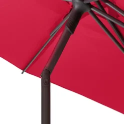 Parasol Droit Rond 2,7m Soya Grenade Hespéride -ATMOSPHERA Soldes parasol droit rond 27m soya grenade hesperide 5
