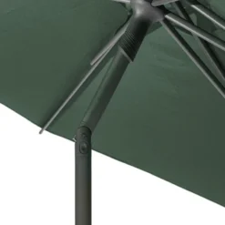 Parasol Droit Rond 2,7m Soya Vert Olive Hespéride -ATMOSPHERA Soldes parasol droit rond 27m soya vert olive hesperide 5