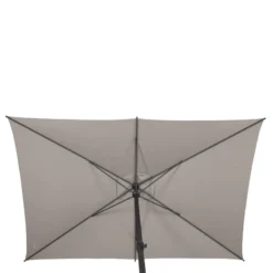 Parasol Mat Central 2x3 M Loompa Taupe Hespéride -ATMOSPHERA Soldes parasol mat central 2x3 m loompa taupe hesperide 4