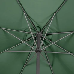 Parasol Mat Central Rond 3m Loompa Olive Hespéride -ATMOSPHERA Soldes parasol mat central rond 3m loompa olive hesperide 1 4