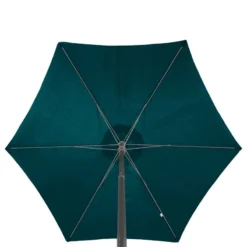 Parasol Rond 2,3m Anzio Bleu Canard Hespéride -ATMOSPHERA Soldes parasol rond anzio bleu canard hesperide 1 2