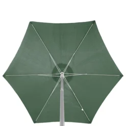 Parasol Rond 2,3m Anzio Vert Olive Hespéride -ATMOSPHERA Soldes parasol rond anzio vert olive hesperide 1 2