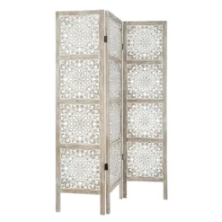 Paravent En Bois Etnik Ajouré Atmosphera