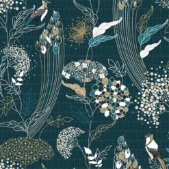 Parure De Lit Paon Bleu Canard 240x220 Atmosphera -ATMOSPHERA Soldes parure de lit paon bleu canard 240x220 atmosphera 2