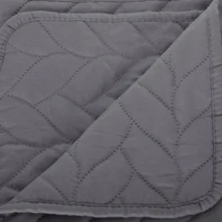 PARURE LIT 2 P. TRESSES DESSUS LIT 2 TAIES GRIS ATMOSPHERA -ATMOSPHERA Soldes parure lit 2 p tresses dessus lit 2 taies gris atmosphera 4