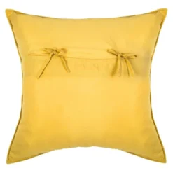 PARURE LIT 2 P. TRESSES DESSUS LIT 2 TAIES OCRE ATMOSPHERA -ATMOSPHERA Soldes parure lit 2 p tresses dessus lit 2 taies ocre atmosphera 3