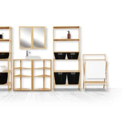 Porte Serviettes Bambou Lab'n Modul 5Five -ATMOSPHERA Soldes porte serviette bambou lab n modu 2