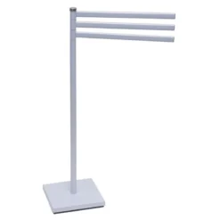 Porte Serviettes 3 Bras Blanc