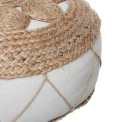 Pouf En Jute Ajouré 43x18 Atmosphera -ATMOSPHERA Soldes pouf en jute ajoure 43x18 atmosphera 2