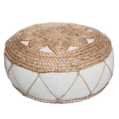 Pouf En Jute Ajouré 43x18 Atmosphera