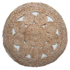 Pouf En Jute Ajouré 43x18 Atmosphera -ATMOSPHERA Soldes pouf en jute ajoure 43x18 atmosphera 4
