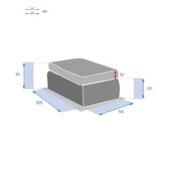Pouf Extérieur Moorea Hespéride Savana -ATMOSPHERA Soldes pouf exterieur moorea hesperide savana 3