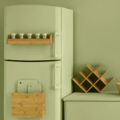 Rack 8 Bouteilles En Bambou 5Five -ATMOSPHERA Soldes rack 8 bouteilles en bambou 5five 2