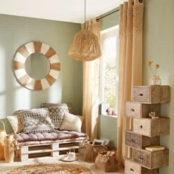 Rideau Macramé 140x260 Rituality Atmosphera -ATMOSPHERA Soldes rideau macrame 140x260 rituality atmosphera 2