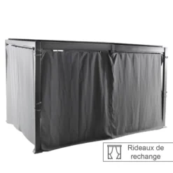 Rideaux Opaques Pour Tonnelle 4x3 M Avila Hespéride