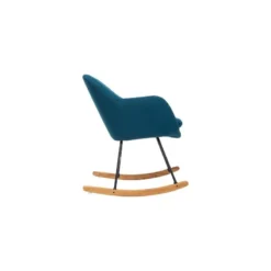 Rocking Chair Pera Bleu Canard Atmosphera -ATMOSPHERA Soldes rocking chair pera bleu canard atmosphera 4