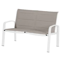 Salon De Jardin 4 Places Elyn Noisette / Blanc Hespéride -ATMOSPHERA Soldes salon de jardin 4 places elyn noisette blanc hesperide 1 2