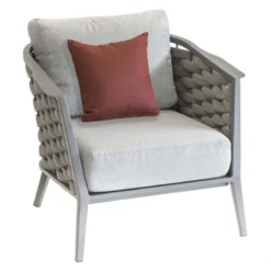 Salon De Jardin 5 Places Embruns Praline / Noisette Hespéride -ATMOSPHERA Soldes salon de jardin 5 places embruns praline noisette hesperide 1 6