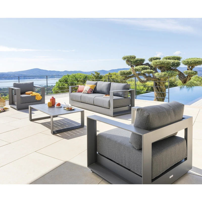 Salon De Jardin Allure Graphite 5p Hespéride 1 Salon De Jardin Allure Graphite 5p Hespéride