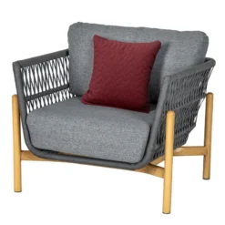 Salon De Jardin 5 Places Rubby Graphite Hespéride -ATMOSPHERA Soldes salon de jardin rubby graphite premium hesperide 4