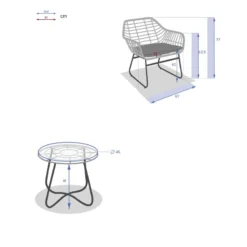 Salon Détente Extérieur Lambada 2 Places Hespéride -ATMOSPHERA Soldes salon detente exterieur lambada 2 places hesperide 9