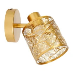 Spot Calathéa Métal Ajouré Doré Ostaria