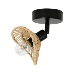 Spot Ozana En Métal Et Corde Ostaria -ATMOSPHERA Soldes spot ozana en metal et corde ostaria 3