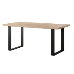 Table à Manger 180 Cm Pieds Métal Eden