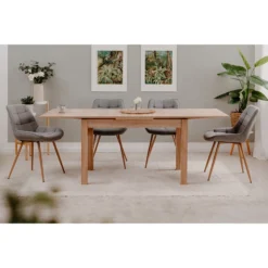 Table à Manger Extensible 120/200 Cm Longford -ATMOSPHERA Soldes table a manger extensible 120200 cm longford 1 5