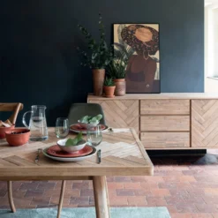 Table à Manger Extensible Bois D'acacia Aeris Atmosphera -ATMOSPHERA Soldes table a manger extensible bois d acacia aeris atmosphera 1 6