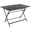 Table Alu Pliante Azua 4 Places Graphite Hespéride