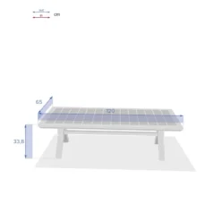 Table Basse Extérieure Bois D'acacia Papouasie Hespéride -ATMOSPHERA Soldes table basse exterieure bois d acacia papouasie hesperide 2