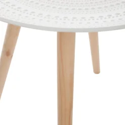 Table Basse Ronde Mileo Blanc Atmosphera -ATMOSPHERA Soldes table basse ronde mileo blanc atmosphera 3