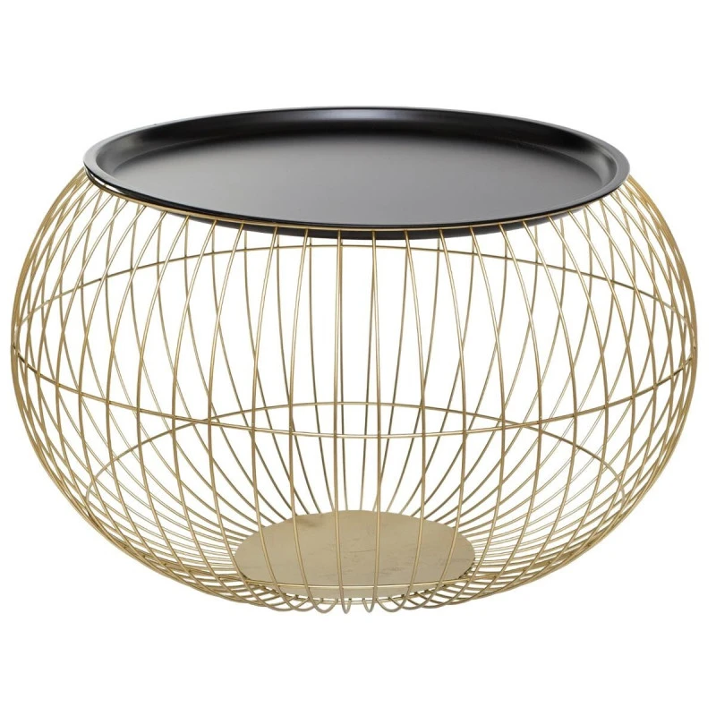 Table Basse X2 Métal Doré Alya Atmosphera 3 Table Basse X2 Métal Doré Alya Atmosphera – Image 3