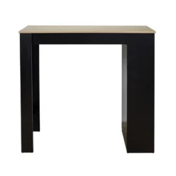Table De Bar Avec étagères Et Plateau Bois -ATMOSPHERA Soldes table de bar avec etagere plateau bois 5