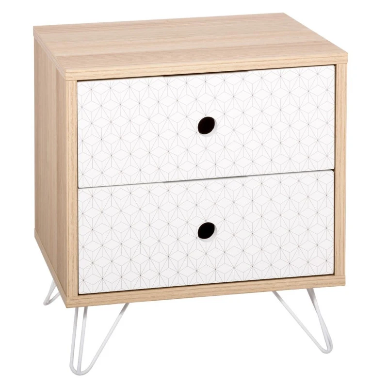 Table De Chevet 2 Tiroirs Effy Atmosphera 1 Table De Chevet 2 Tiroirs Effy Atmosphera