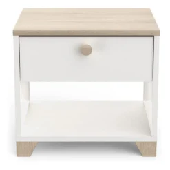 Demeyere Table De Chevet Izzy 1 Tiroir Blanc Et Bois 5 Demeyere Table De Chevet Izzy 1 Tiroir Blanc Et Bois -ATMOSPHERA Soldes table de chevet izzy 1 tiroir blanc bois 2